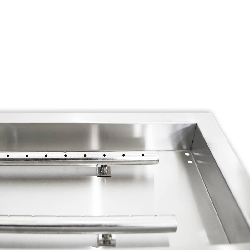 Bluegrass Living BFP24RK Stainless Steel Drop-in Burner Pan for Liquid
