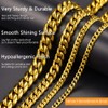 Prosteel Gold Cuban Link Chain Necklaces for Women Men Him