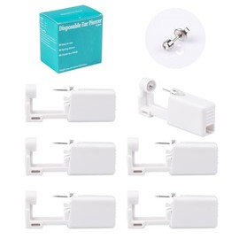 XSHM 6pcs Ear Piercing Kit, Disposable Sterile Ear Piercing Kit Painless Ear Piercing Gun Tool s for Home Salon Piercing
