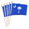 5 Pack South Carolina State Small Mini Wood Hand Held