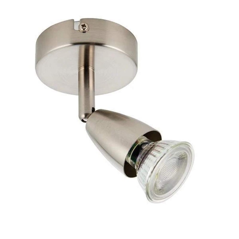 Endon Lighting G2521013 Amalfi Single 50W Satin Nickel Effect Plate