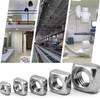 20Pcs Stainless Steel Square Nuts, M8x13mmx6mm Square Thread Insert Nuts