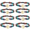 KYEYGWO 7 Chakra Stone Bead Bracelet for Men and Women,