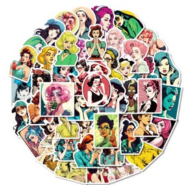 50pcs Girl Stickers