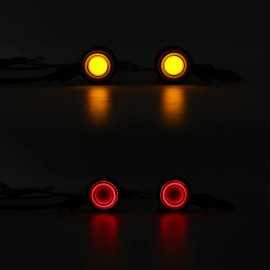 KEEPDSGN Motorcycle Bullet LED Turn Signal  Blinker Brake Running Tail Lights For Harley