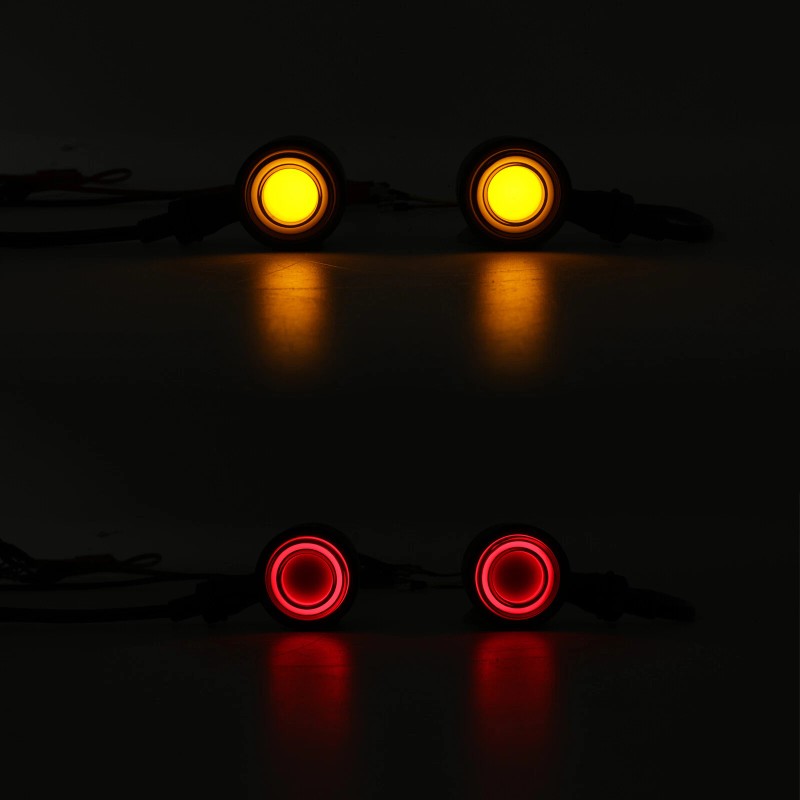 KEEPDSGN Motorcycle Bullet LED Turn Signal Blinker Brake Running Tail