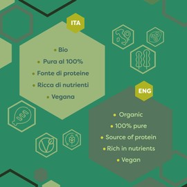 ERBOTECH Spirulina Tablets, 200 g Pack, Approx. 800 Capsules, 100% Pure and Vegan Seaweed, Energy Source, Rich in Proteins, Vitamins, Magnesium, Strengthens the Immune System