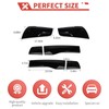 amayum Smoked Black Tail Light Lamp Cover Front Headlights Cover