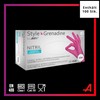 AMPRI Med-Comfort Grenadine Style Nitrile Gloves, Pink, Pack of 100