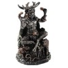 Resin Statues Cernunnos Sitting Statue Sculpture Celtic God Figure Underworld