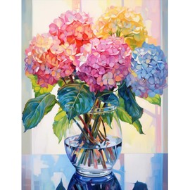 HecticCore 5D Diamond Painting, DIY Flower Diamond Painting, Diamond Art Adult Full, Shiny Diamond Painting Wall Decoration, Diamond Art Painting, Wall Decoration Painting Set for Home, 30 x 40 cm