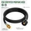 DwellWel 6FT Propane Adapter Hose LP Tank 1lb to 20lb