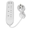 Power Strip Extension Long Cord 2500W Multi Functional with USB
