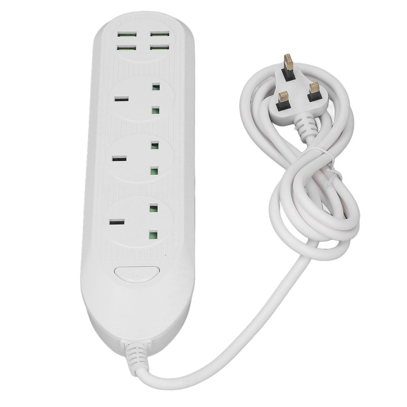 Power Strip Extension Long Cord 2500W Multi Functional with USB