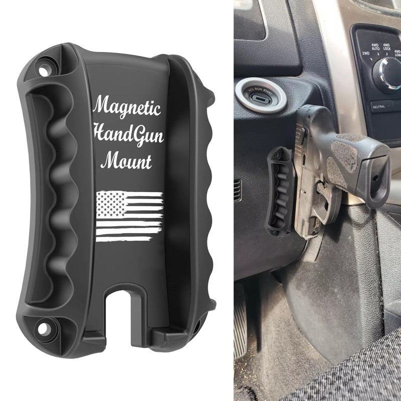 Unbranded Gun Magnet Mount,Fast Draw Magnetic Gun Holster Concealed Gun