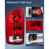 Nilight Taillight Assembly Compatible with 2002 2003 2004 2005 2006