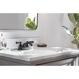 Peerless P2465LF-OB Elmhurst Two-Handle Bath Faucet Centerset, Oil Rubbed Bronze