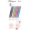 Platignum Tixx Multicoloured Ballpoint Pen [Pack of 3] Soft Grip