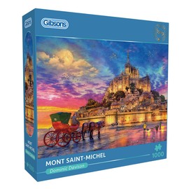 Mont St Michele - Rompecabezas de 1000 piezas  Rompecabezas de Francia  Rompecabezas sostenible para adultos  Tablero 100 reciclado premium  Gran...  