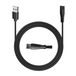 Saffory - Cargador para recortadora de patas de perro Saffory, cable de alimentación de 3.3 pies, 1 cepillo de limpieza