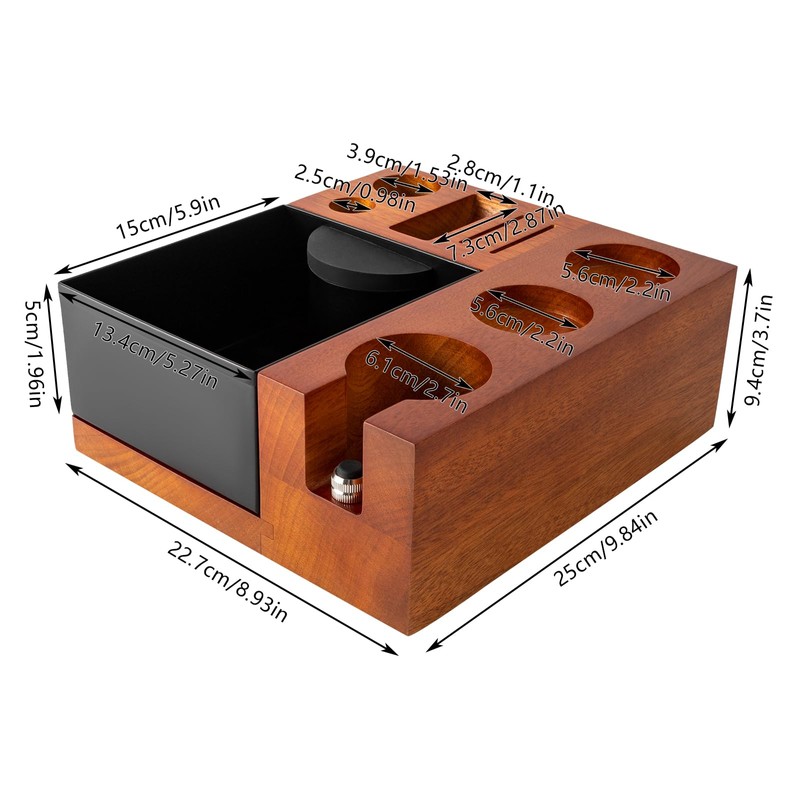 Treliamd 8 In One Espresso Knock Box Espresso Accessories Coffee