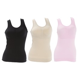 Air Fit Camisole 3-Color Set, Black, Beige, Pink, L-LL