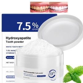 Hydroxyapatite Tooth Powder,Natural Tooth Whitening Powder,Natural Enamel Repair and Whitening Teeth Care,Protect Gums & Freshen Breath,Deep Cleaning Care to/oth Pow/der,Teeth Whit/ening Toothpaste
