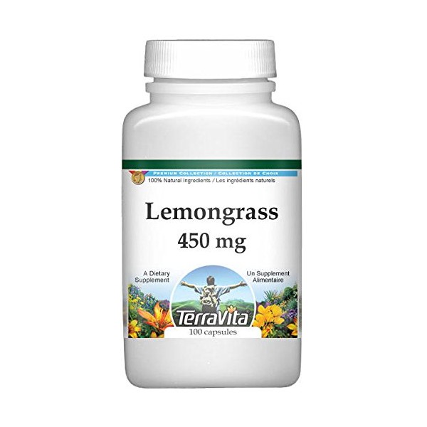Lemongrass - 450 mg (100 Capsules, ZIN: 511871) - 2 Pack