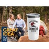 Snowboarding White Edition Viking Tumbler 20oz - Black diamond -