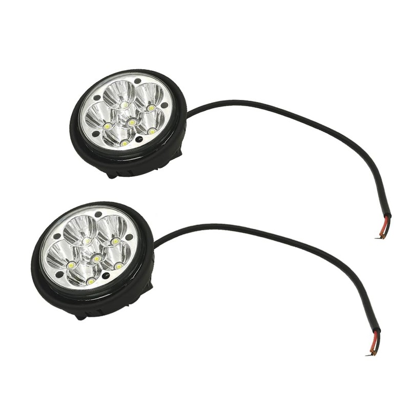 Vroelos 2PCS Led Fog Light, 18 Watts Pair Super Bright