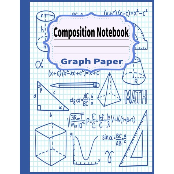 Composition Notebook: Graph Paper Notebook, Composition Book, 8.5" x 11"