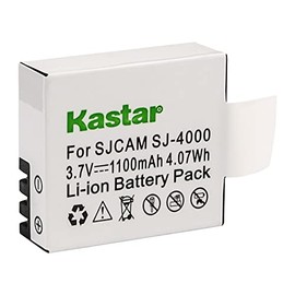 Kastar High Capacity Battery for Eken PG1050 & Eken H8 Eken H8 Pro Eken H8R Eken H9 Eken H9R EKO Full HD 1080p WiFi EKO HD 720p EKO Ultra HD 4K WiFi Evolveo MiniDVR DV Evolveo Sportcam A8