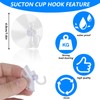 Pack of 80 Suction Cup Hooks, Extra Strong, Suction Cups