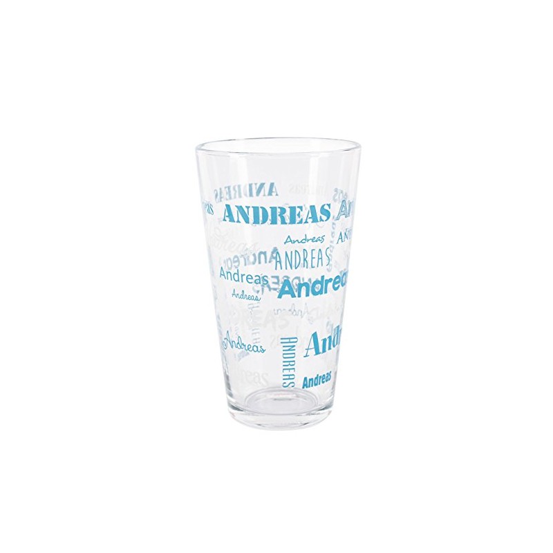 Herz & Heim® Drinking Glass with Name in Various Fonts