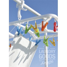 CB JAPAN Laundry Drying Hanger, Clothespins, Resin Frame, Catch Hook Type, 32 Clothespins, Colorful