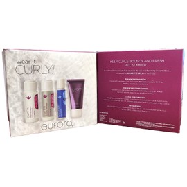 EUFORA Wear it CURLY Travel Kit (4 pcs) Shampoo/Condit