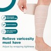 AZEN Premium 2 Pack Elastic Bandage Wrap 4 Inch, Compression
