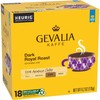 GEVALIA Dark Royal Roast Coffee, K-CUP Pods, 18 count (Pack