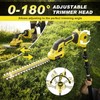 4-in-1 Pole Hedge Trimmer Cordless, Electric Hedge Trimmer and Grass