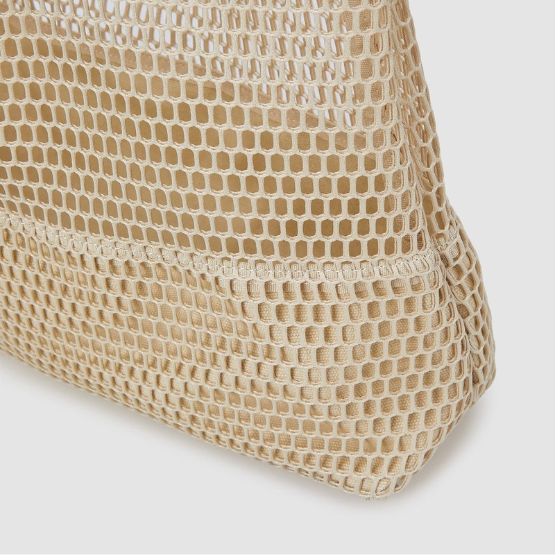 JAJU [JAJU] Mesh Shoulder Bag_Ivory