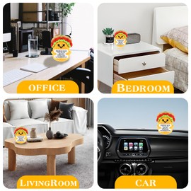 Tmtains Birthday for Daughter Niece Crochet Positive Taco Funny Cute Emotional Support Nuggets Partner Tiny Cheer Up Taco Inspirational Gift Trendy Graduation Gifts for Friends Sisters