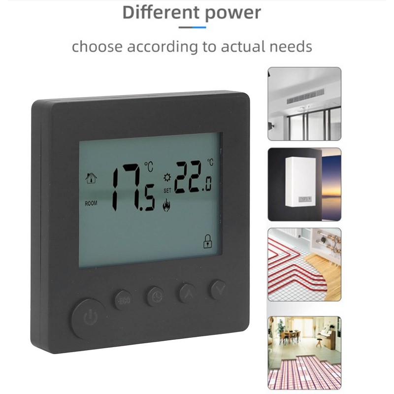 Digital Thermostat 4500W High Power Electric Floor Heating Temperature Control