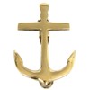 Treasure Gurus Solid Brass Nautical Ships Anchor Door Knocker