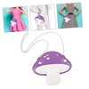FOMIYES Unique Mushroom Shape Purse Women's Summer Bag Patent Leather