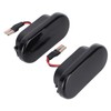2Pcs LED Side Marker Lights Fender Turn Indicator Lamp Car