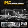 Z-OFFROAD New LED Fog Lights Assembly DOT Approved w/White DRL