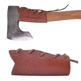Leather Axe Handle Guard, Axe Handle Covers Protector (Camping Axe-03)