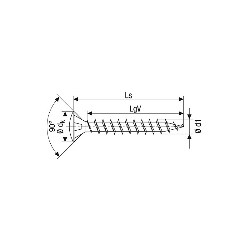 SPAX Screw Head Lentils T-STAR Plus, Stainless A2, Fully Threaded,