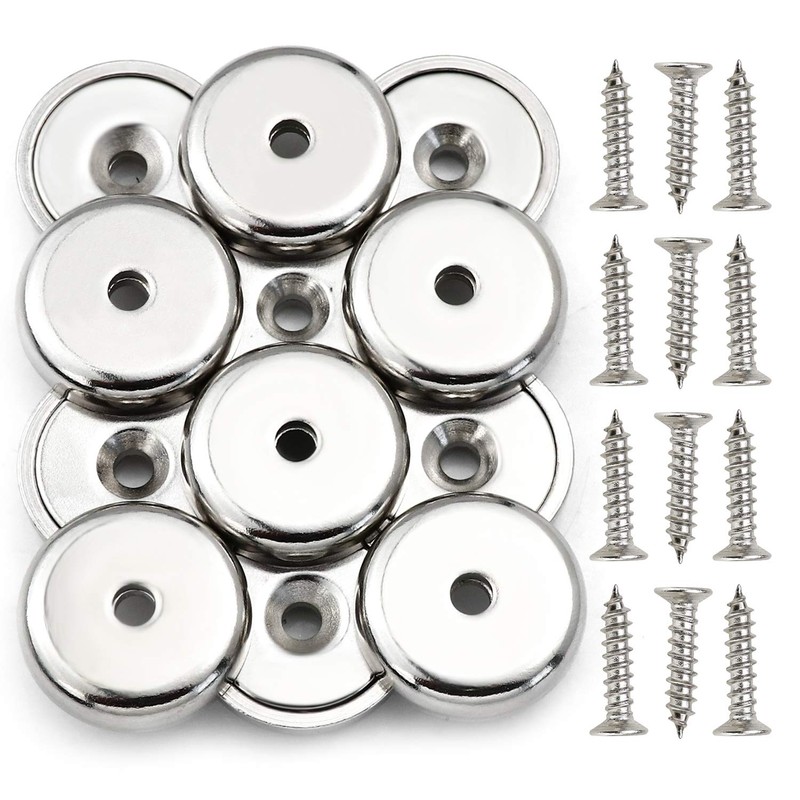 LOVIMAG 60lbs Holding Force Neodymium Cup Magnets, Industrial Strength Round
