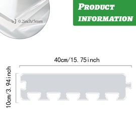 beinkmake Dovetail Stitch Router Template Acrylic Clear Valet Tray Router Template for Woodworking Drawing Inlay Templates Charcuterie Board Handicraft Decorative